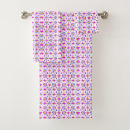 Ensemble de salle de bain avec serviettes suspendu