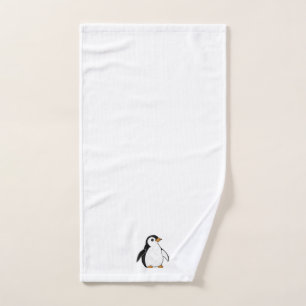 Ensemble de salle de bain avec une illustration hi