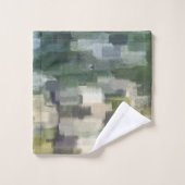 Ensemble de salle de bain en briques vert d'été Ab (Gant de toilette)