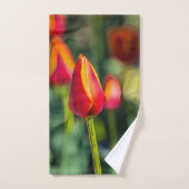 Ensemble de salle de bain Tulipe de printemps (Serviette à main)