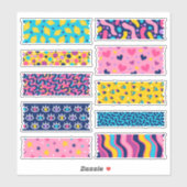 Ensemble de scrapbooking lave-bande autocollant (Feuille)