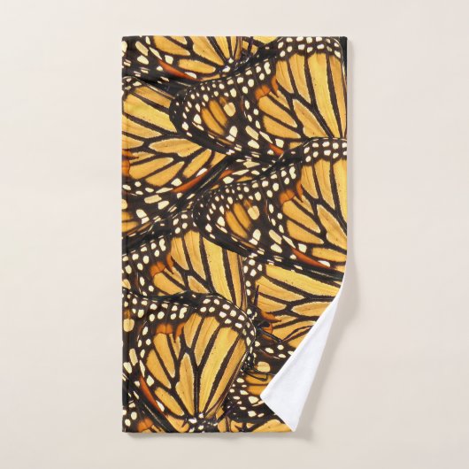 Ensemble de serviette d'abrégé sur papillon de (Serviette à main)