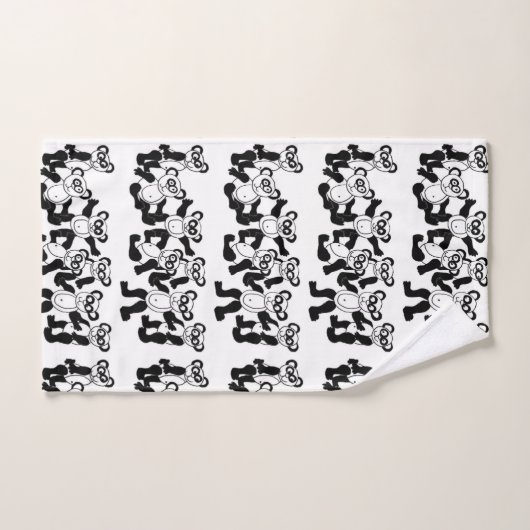 ensemble de serviette d'amis de panda (Serviette à main)