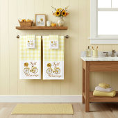 ensemble de serviette de bain à vélo de bénédictio