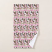 Ensemble de serviette de bain pour chiots (Serviette à main)
