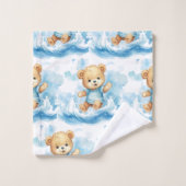 Ensemble de serviette de bain pour garçon | Ours e (Gant de toilette)