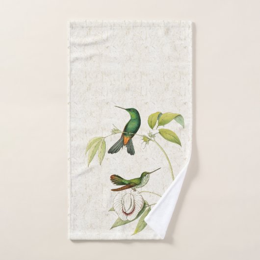Ensemble de serviette de Bath d'animaux de fleurs (Serviette à main)