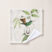 Ensemble de serviette de Bath d'animaux de fleurs (Gant de toilette)