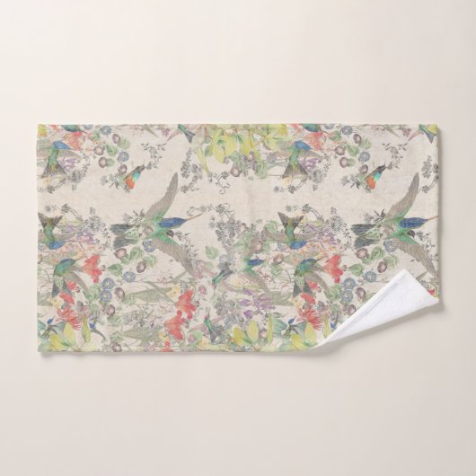 Ensemble de serviette de Bath d'animaux de fleurs (Serviette à main)