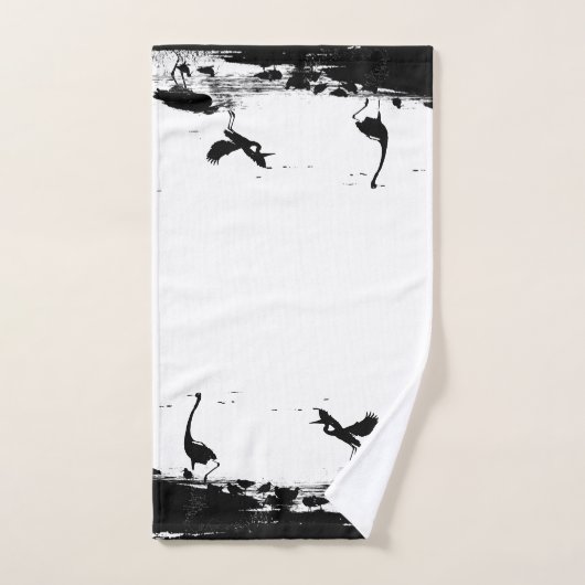 Ensemble de serviette de Bath d'animaux d'oiseaux (Serviette à main)