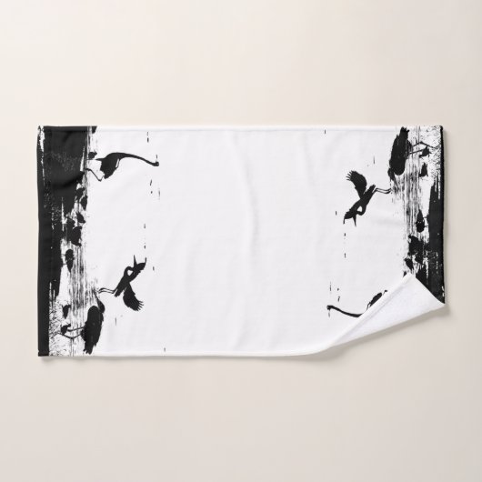 Ensemble de serviette de Bath d'animaux d'oiseaux (Serviette à main)