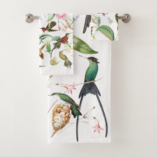Ensemble de serviette de Bath de ciel d'oiseau de (En situation)
