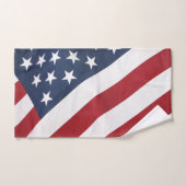 Ensemble de serviette de Bath de drapeau américain (Serviette à main)