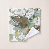 Ensemble de serviette de Bath de faune de fleurs (Gant de toilette)