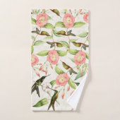 Ensemble de serviette de Bath de faune de fleurs (Serviette à main)