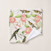 Ensemble de serviette de Bath de faune de fleurs (Gant de toilette)