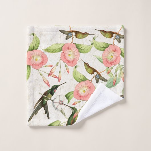 Ensemble de serviette de Bath de faune de fleurs (Gant de toilette)