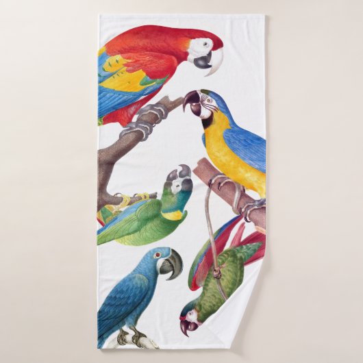 Ensemble de serviette de Bath de faune d'oiseaux (Serviette de bain)