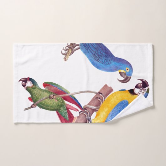Ensemble de serviette de Bath de faune d'oiseaux (Serviette à main)