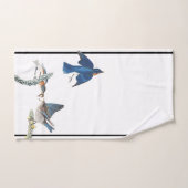 Ensemble de serviette de Bath de faune d'oiseaux (Serviette à main)