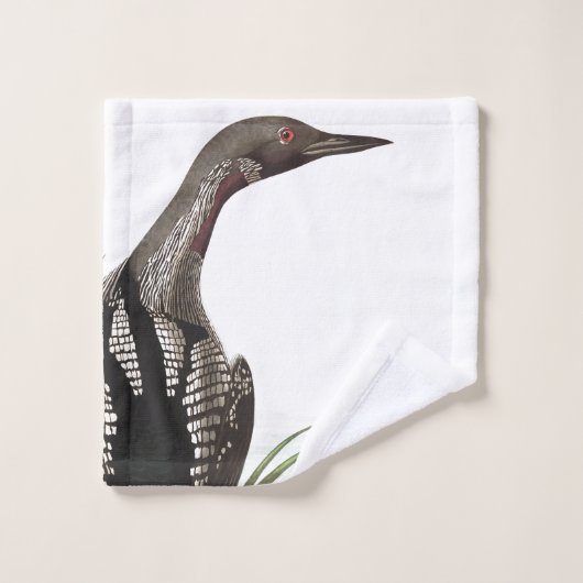 Ensemble de serviette de Bath de faune d'oiseaux (Gant de toilette)