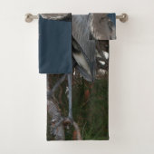 Ensemble de serviette de Bath de faune d'oiseaux (En situation)