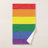 Ensemble de serviette de Bath de fierté de LGBT (Serviette à main)