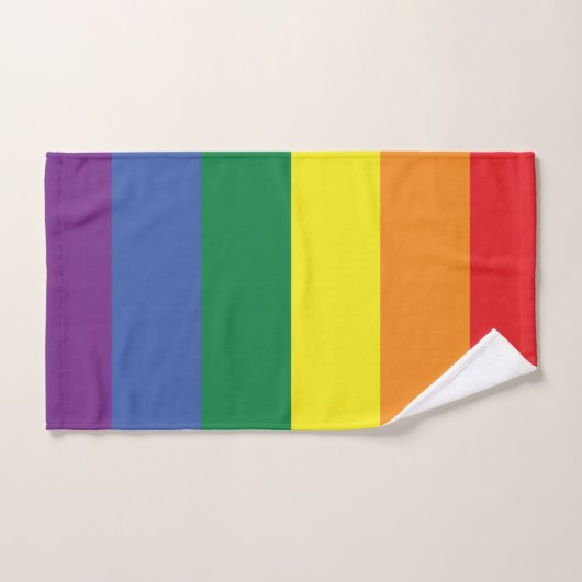 Ensemble de serviette de Bath de fierté de LGBT (Serviette à main)