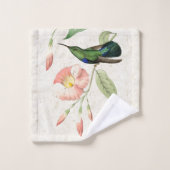 Ensemble de serviette de Bath de fleur de (Gant de toilette)