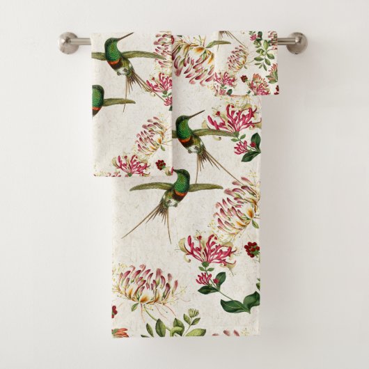Ensemble de serviette de Bath de fleur de (En situation)