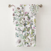 Ensemble de serviette de Bath de fleur de fleur (En situation)