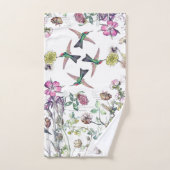 Ensemble de serviette de Bath de fleur de fleur (Serviette à main)
