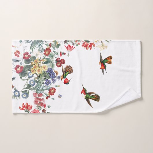 Ensemble de serviette de Bath de fleur de papillon (Serviette à main)