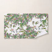 Ensemble de serviette de Bath de fleur d'orchidée (Serviette à main)