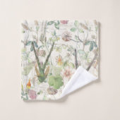 Ensemble de serviette de Bath de fleur sauvage de (Gant de toilette)