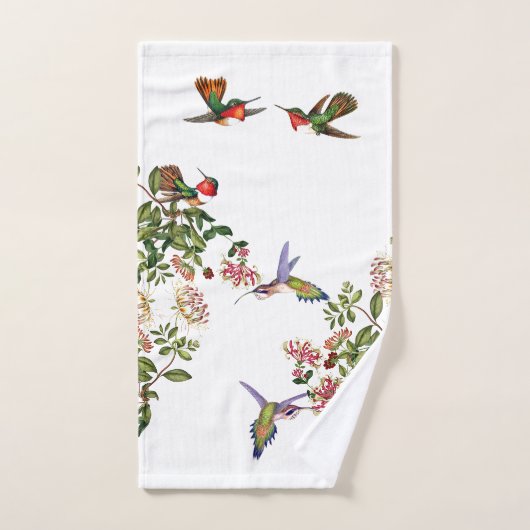 Ensemble de serviette de Bath de fleurs d'animaux (Serviette à main)