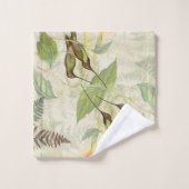 Ensemble de serviette de Bath de fleurs de (Gant de toilette)