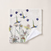Ensemble de serviette de Bath de fleurs de Catsear (Gant de toilette)
