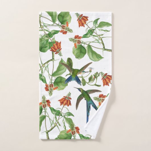 Ensemble de serviette de Bath de fleurs de faune (Serviette à main)