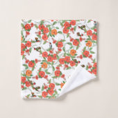 Ensemble de serviette de Bath de fleurs de faune (Gant de toilette)
