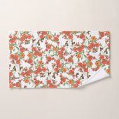 Ensemble de serviette de Bath de fleurs de faune (Serviette à main)