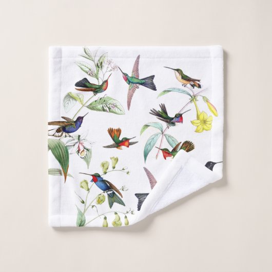 Ensemble de serviette de Bath de fleurs de faune (Gant de toilette)