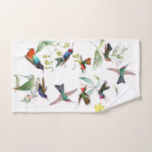 Ensemble de serviette de Bath de fleurs de faune (Serviette à main)