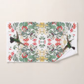 Ensemble de serviette de Bath de fleurs de jardin (Serviette à main)