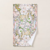 Ensemble de serviette de Bath de fleurs de pivoine (Serviette à main)