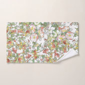 Ensemble de serviette de Bath de fleurs de rose (Serviette à main)