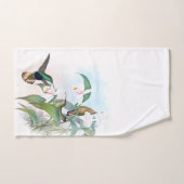 Ensemble de serviette de Bath de fleurs d'orchidée (Serviette à main)