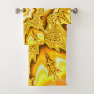 Ensemble de serviette de Bath de fractale d'étoil