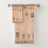 Ensemble de serviette de Bath de Nouveau Fleur de (En situation)