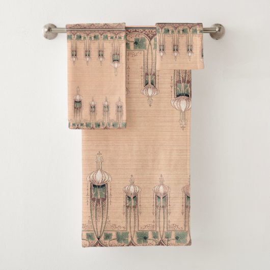 Ensemble de serviette de Bath de Nouveau Fleur de (En situation)